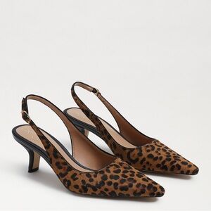 Sam Edelman Brown and Black Slingback Heels